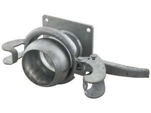Złącze z kołnierzem czworokątnym - Krótki - Męska 4'' (108mm) x (100mm) (galvanizado) S.119434
