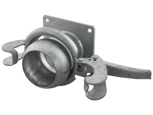 Złącze z kołnierzem czworokątnym - Krótki - Męska 4'' (108mm) x (100mm) (galvanizado) S.119434 - Intertraktor