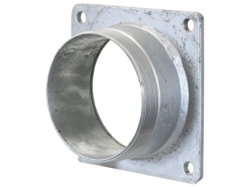 Kołnierz kwadratowy z gwintowaną końcówką 5'' BSPT (130mm) (galvanizado) S.103086 - Intertraktor