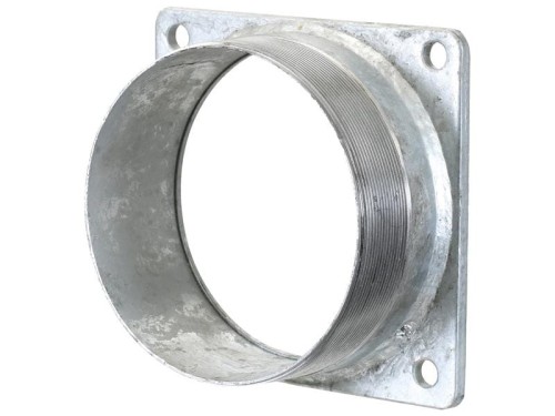 Kołnierz kwadratowy z gwintowaną końcówką 6'' BSPT (150mm) (galvanizado) S.103087 - Intertraktor