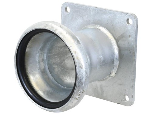 Złącze z kołnierzem czworokątnym - Żeńska 4'' (108mm) x (100mm) (galvanizado) S.59438 - Intertraktor