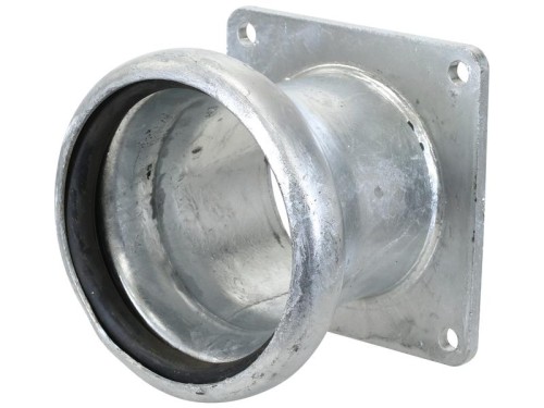 Złącze z kołnierzem czworokątnym - Żeńska 5'' (133mm) x (125mm) (galvanizado) S.59439 - Intertraktor
