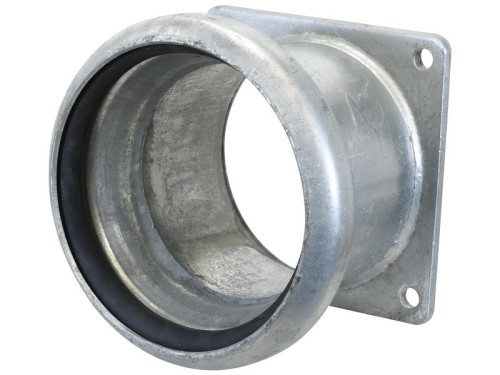 Złącze z kołnierzem czworokątnym - Żeńska 6'' (159mm) x (150mm) (galvanizado) S.59440 - Intertraktor