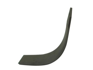 Nóż do glebogryzarki Zakrzywiony lewa 70x6mm Wysokość: 185mm. odległość pomiedzy otworami: 50mm. Otwór Ø: 12.5mm. Zastępuje Celli Zastępuje: 522506 S.77350