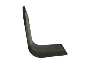 Nóż do glebogryzarki Kwadrat prawa strona 80x8mm Wysokość: 165mm. odległość pomiedzy otworami: 57mm. Otwór Ø: 14.5mm. Zastępuje Krone, Kuhn Zastępuje: 51921600 S.77556