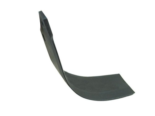 Nóż do glebogryzarki Zakrzywiony prawa strona 80x7mm Wysokość: 210mm. odległość pomiedzy otworami: 48mm. Otwór Ø: 14.5mm. Zastępuje Maschio Zastępuje: 29100404 S.21997 - Intertraktor