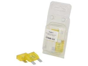 Bezpiecznik płaski Maxi 20 Ampery żółty x 2 szt agropak S.26311