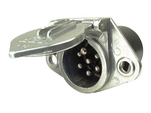 Gniazdko Metal.7-żyłowe 24volt S.31354 - Intertraktor