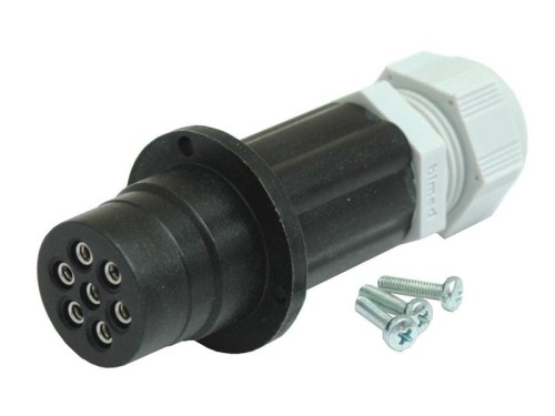 Gniazdo i wtyczka elektryczna - 7 Pin - 1/2'' S.112733 - Intertraktor