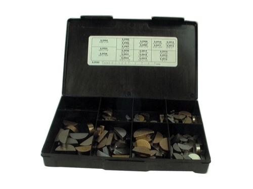 Klin Półksiężycowy - Assorted (184 szt Agropak) DIN or Standard No. DIN 6888 S.2925 - Intertraktor