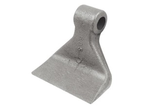 Nóż bijakowy, Szerokość górna: 40mm, Szerokość podstawy: 120mm, Otwór Ø: 18.5mm, Promień 110mm - Zastępuje Alpego, Omarv Zastępuje: CL00325 S.72450