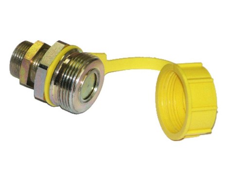 FLAT-FACE BULKHEAD HYDR. COUPLING TUBE 15 S.28547 - Intertraktor
