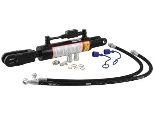 Wieszak hydrauliczny poziomujący (Dostarczany z: przewodami) - Widełki Otwór Ø 22mm - Widełki Otwór Ø 22x48mm - Długość min: 570mm, średnica cylindra: 70mm. S.113920 - Intertraktor