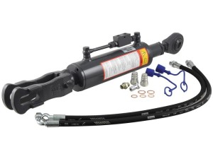 Wieszak hydrauliczny poziomujący (Dostarczany z: przewodami) - Kula Ø 28mm - Widełki Otwór Ø 29x60mm - Długość min: 810mm, średnica cylindra: 90mm. S.153739