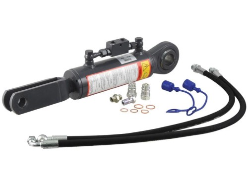 Wieszak hydrauliczny poziomujący (Dostarczany z: przewodami) - Kula Ø 40mm - Widełki Otwór Ø 28mm - Długość min: 540mm, średnica cylindra: 70mm. S.155388 - Intertraktor