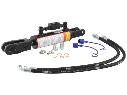 Wieszak hydrauliczny poziomujący (Dostarczany z: przewodami) - Widełki Otwór Ø 22mm - Widełki Otwór Ø 22x48mm - Długość min: 510mm, średnica cylindra: 70mm. S.113921 - Intertraktor