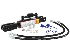 Wieszak hydrauliczny poziomujący (Dostarczany z: przewodami) - Widełki Otwór Ø 19mm - Widełki Otwór Ø 22x48mm - Długość min: 490mm, średnica cylindra: 70mm. S.113928