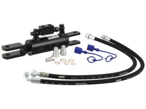 Wieszak hydrauliczny poziomujący (Dostarczany z: przewodami) - Widełki Otwór Ø 19mm - Widełki Otwór Ø 18mm - Długość min: 370mm, średnica cylindra: 63mm. S.113943