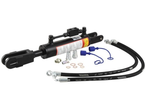 Wieszak hydrauliczny poziomujący (Dostarczany z: przewodami) - Widełki Otwór Ø 22mm - Widełki Otwór Ø 22x48mm - Długość min: 600mm, średnica cylindra: 70mm. S.113945 - Intertraktor