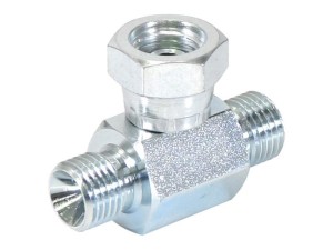 Trójnik hydrauliczny 1/4'' BSP Męski x 1/4'' BSP Męski x 1/4'' BSP Obrotowa żeńska S.26518