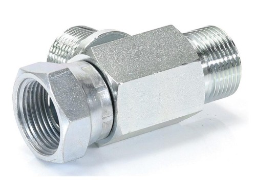 Trójnik hydrauliczny 3/4'' BSP Męski x 3/4'' BSP Obrotowa żeńska x 3/4'' BSP Męski S.11431 - Intertraktor