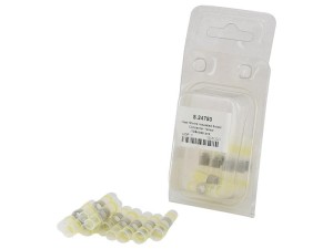 Izolowany łącznik osłony termokurczliwej, lut żółty (10 szt agropak) S.24793