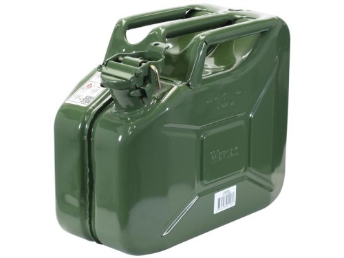 Kanister 10L metalowy zielony (benzyna) S.12691 - Intertraktor