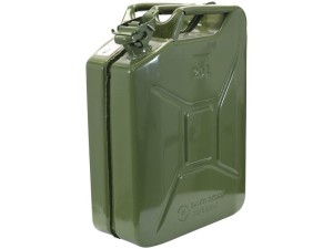 Kanister 20L metalowy zielony (benzyna) S.12692