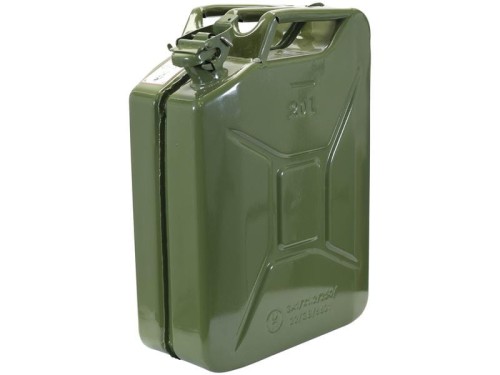 Kanister 20L metalowy zielony (benzyna) S.12692 - Intertraktor