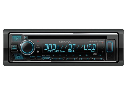 Radio - Alexa |DAB | Bluetooth | Android | iPod-iPhone | Spotify App | Dual USB | CD | Receiver (KDCBT740DAB+DABSplitter, KDC-BT740ANT5) S.163659 - Intertraktor