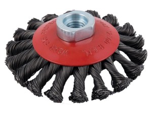 Twist Bevelled Wire Brush 100mm S.25366