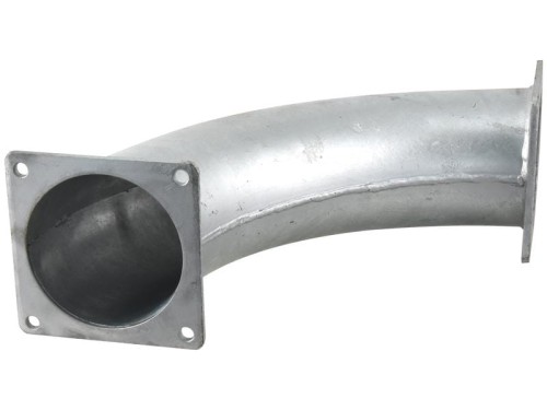Kolano 90° z dwustronnym kołnierzem czworokątnym 6'' (150mm) (galvanizado) S.136702 - Intertraktor