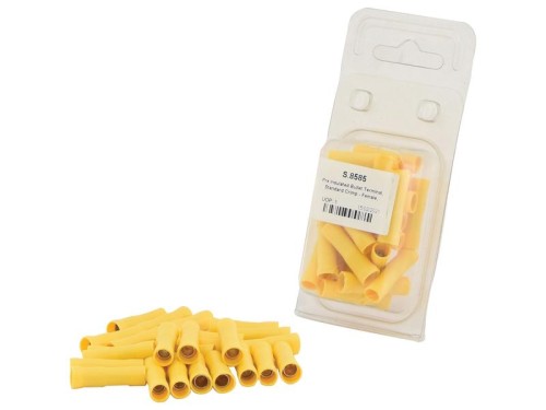 Końcówka Na Kabel, Standard Grip - Żeński, 5.0mm, żółty (4.0 - 6.0mm) (agropak 25 szt) S.8585 - Intertraktor