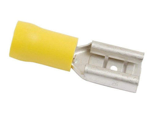 Końcówka na Kabel, Standard Grip - Żeński, 9.5mm, żółty (4.0 - 6.0mm) S.11181 - Intertraktor