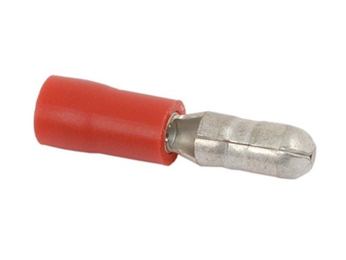 Końcówka Na Kabel, Standard Grip - Męski, 4.0mm, Czerwony (0.5 - 1.5mm) S.12412 - Intertraktor