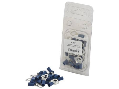 Końcówka na Kabel, Standard Grip, 8.4mm, Niebieska (1.5 - 2.5mm) (agropak 25 szt) S.8571 - Intertraktor