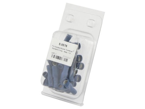 Końcówka Na Kabel, Standard Grip - Męski, 5.0mm, Niebieska (1.5 - 2.5mm) (agropak 25 szt) S.8576 - Intertraktor