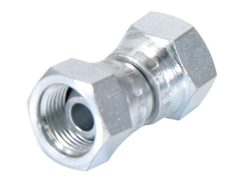 Adapter hydrauliczny 3/8'' BSP Obrotowa żeńska x 3/8'' BSP Obrotowa żeńska S.3450 - Intertraktor