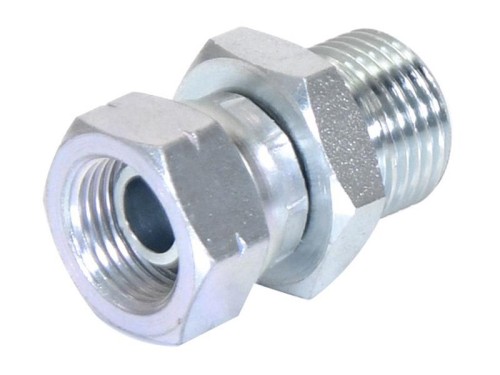 Adapter hydrauliczny 1/2'' BSP Męski x M18x1.50 Metryczny Obrotowa żeńska S.11976 - Intertraktor