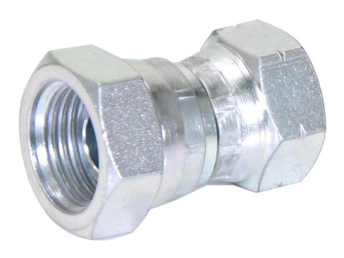 Adapter hydrauliczny 1/2'' BSP Obrotowa żeńska x M18x1.50 Metryczny Obrotowa żeńska S.12016 - Intertraktor