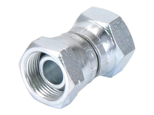 Adapter hydrauliczny 1/2'' BSP Obrotowa żeńska x M22x1.50 Metryczny Obrotowa żeńska S.12018 - Intertraktor