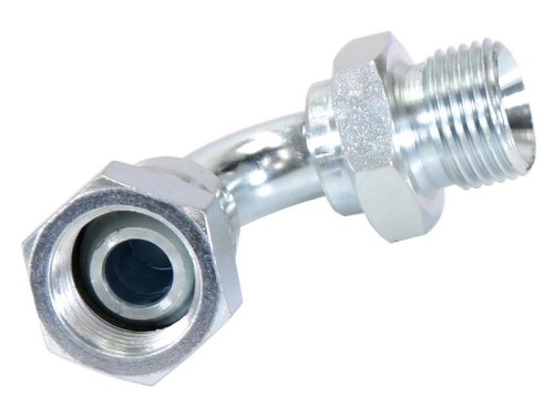 Adapter hydrauliczny 1/2'' BSP Męski x 1/2'' BSP Obrotowa żeńska 90° Swept Elbow S.12050 - Intertraktor