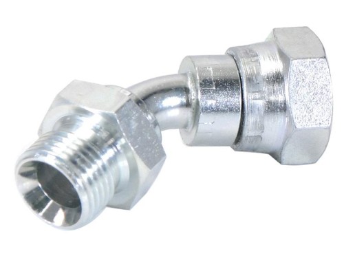 Adapter hydrauliczny 1/2'' BSP Męski x 1/2'' BSP Obrotowa żeńska 135° Swept Elbow S.12054 - Intertraktor