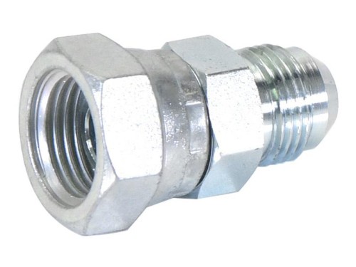 Adapter hydrauliczny 3/4'' JIC Męski x 1/2'' BSP Obrotowa żeńska S.8389 - Intertraktor
