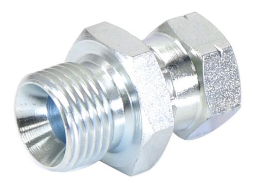 Adapter hydrauliczny 1/2'' BSP Męski x M16x1.50 Metryczny Obrotowa żeńska S.11975 - Intertraktor