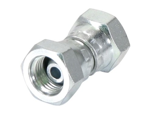 Adapter hydrauliczny 1/4'' BSP Obrotowa żeńska x 1/4'' BSP Obrotowa żeńska S.3491 - Intertraktor
