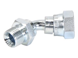 Adapter hydrauliczny 3/8'' BSP Męski x 3/8'' BSP Obrotowa żeńska 135° Swept Elbow S.12053