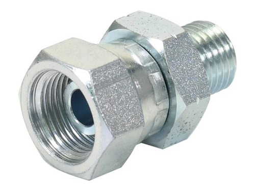 Adapter hydrauliczny M14x1.50 Metryczny Męski x 3/8'' BSP Obrotowa żeńska S.12768 - Intertraktor