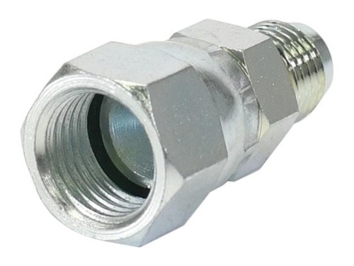 Adapter hydrauliczny 7/16'' JIC Męski x 9/16'' JIC Obrotowa żeńska S.11996 - Intertraktor