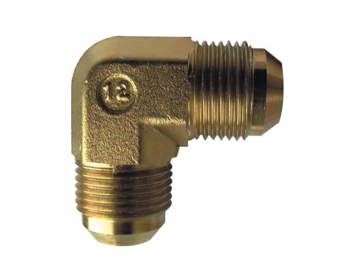 Adapter hydrauliczny 9/16'' JIC Męski x 9/16'' JIC Męski 90° Kolanko kompaktowe S.35076 - Intertraktor
